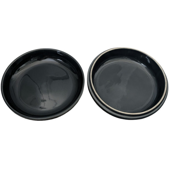 Marioni Italy Gray Lidded Ceramic Dish Knot Abstract Detail Brutalist MCM Modern - Picture 3 of 9